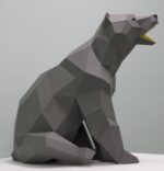 Urso em papercraft 3D para montar