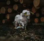 Grand taureau en papercraft 3D