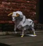 Grand taureau en papercraft 3D