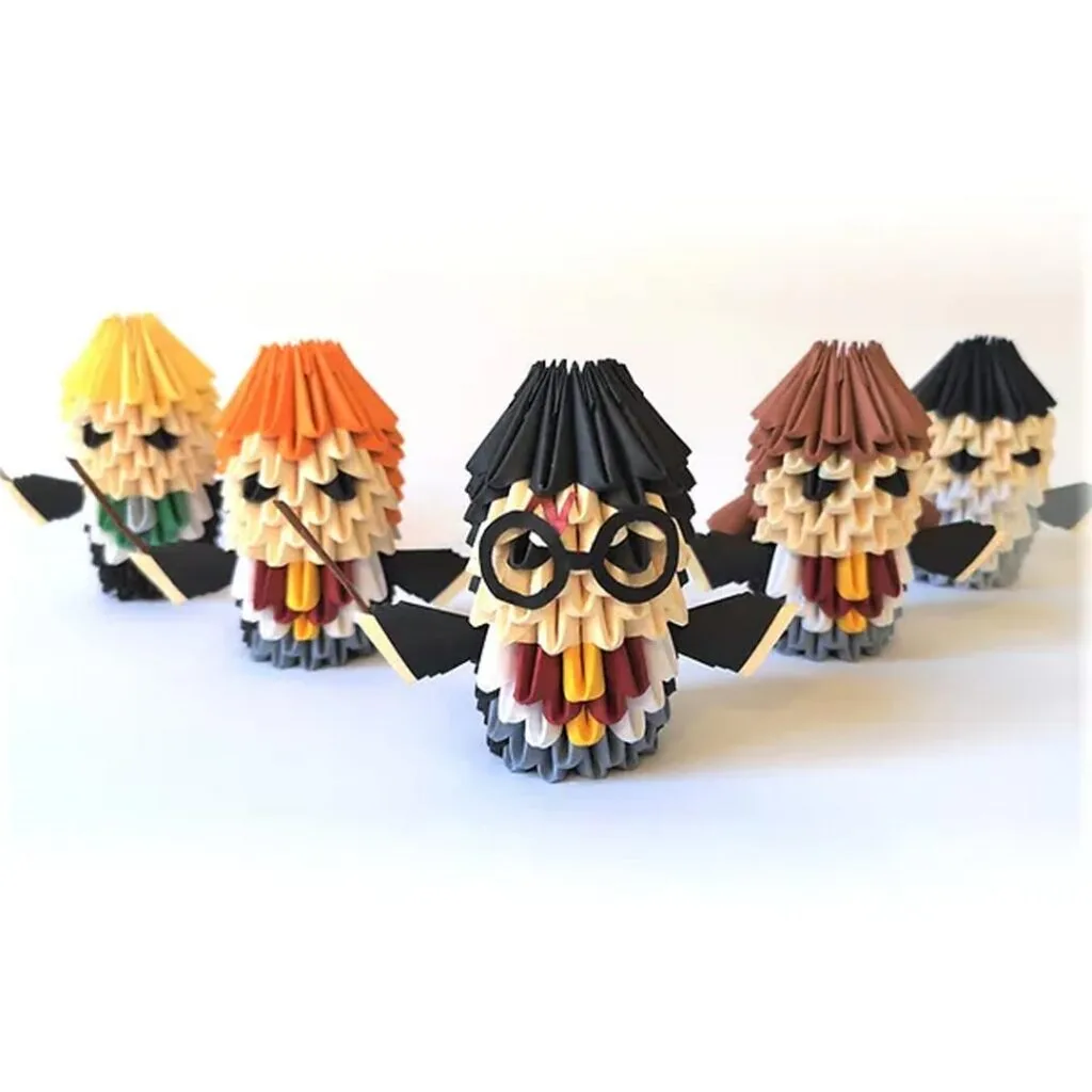Papercraft Harry Potter en origami 3D modulaire