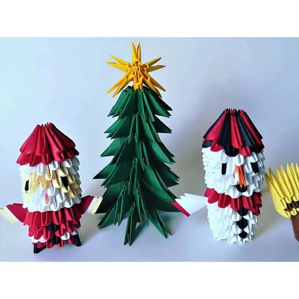 Kit de origami de Natal