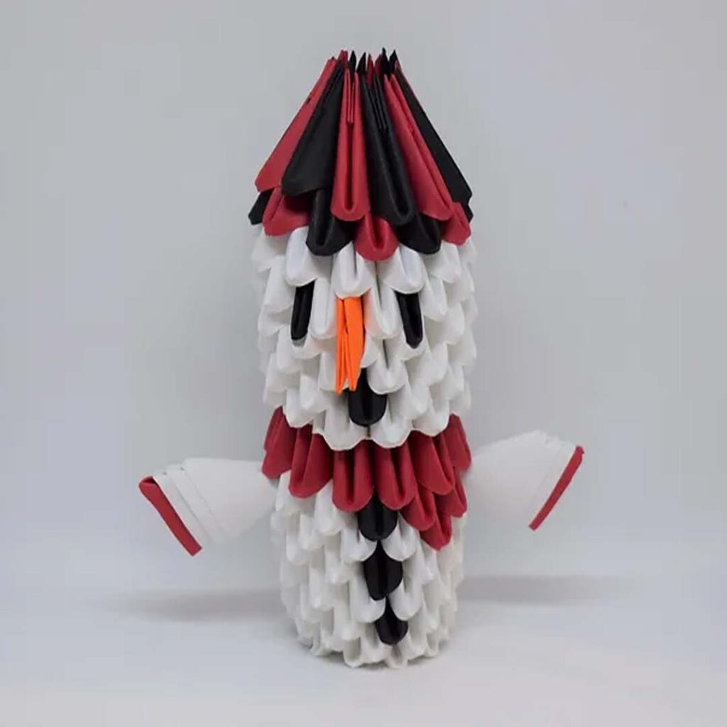 Papercraft di Natale in origami 3D