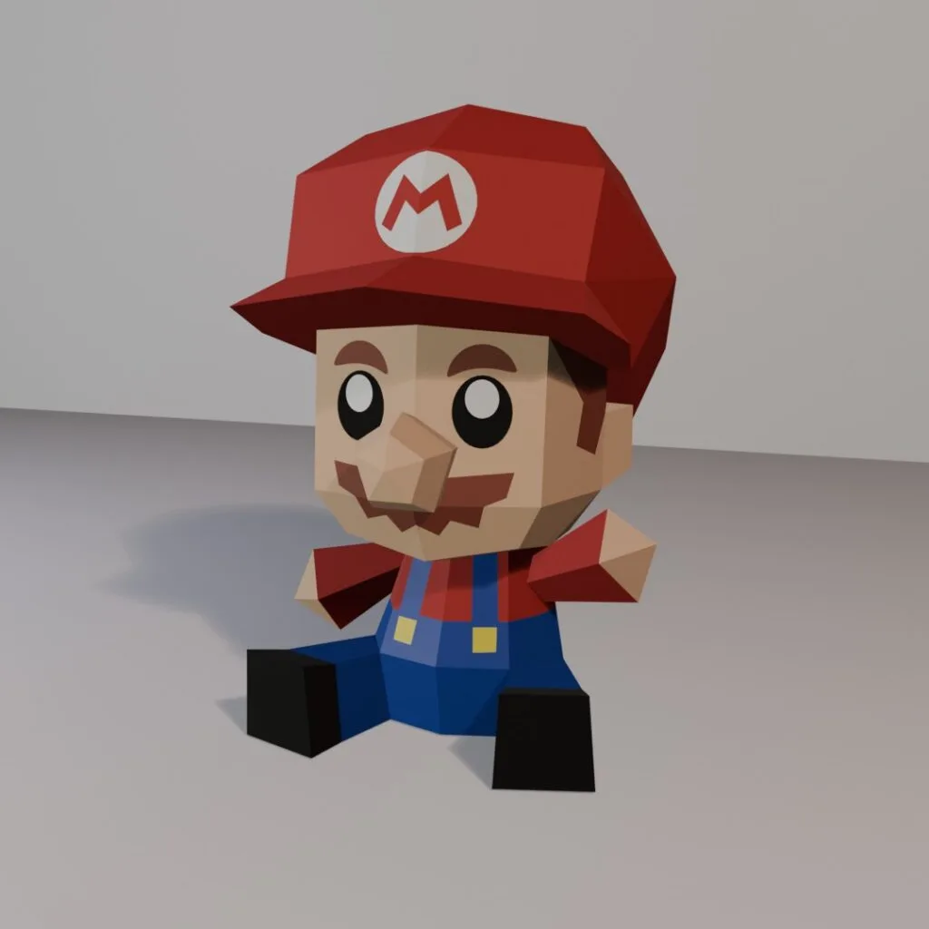 Papercraft Mario 3D