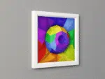 Muurkunstwerk in papercraft 3D, weergave 2