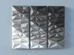 Pannello murale geometrico in papercraft 3D, modello 3D