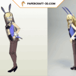 Strike Witches – Papercraft Perrine H. Clostermann en Bunny Suit