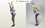 Strike Witches – Papercraft Perrine H. Clostermann en Bunny Suit