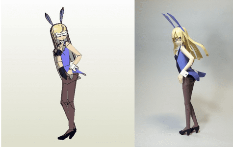 Strike Witches – Papercraft Perrine H. Clostermann en Bunny Suit