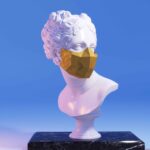 Polygonal 3D Papercraft Mask