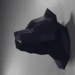 3D-papercraft hondenkoppen, weergave 9