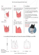 Papercraft de corona Halloween en origami 3D