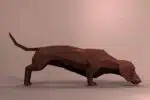 Dachshund papercraft 3D, weergave 8