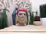 3D Papercraft Indiaans stamhoofd, weergave 5