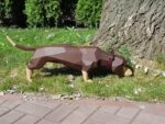 Dachshund en papercraft 3D