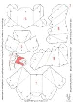 Papercraft moose en origami 3D