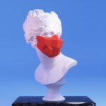 Maschera poligonale papercraft 3D Halloween