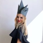 Papercraft de corona Halloween en origami 3D