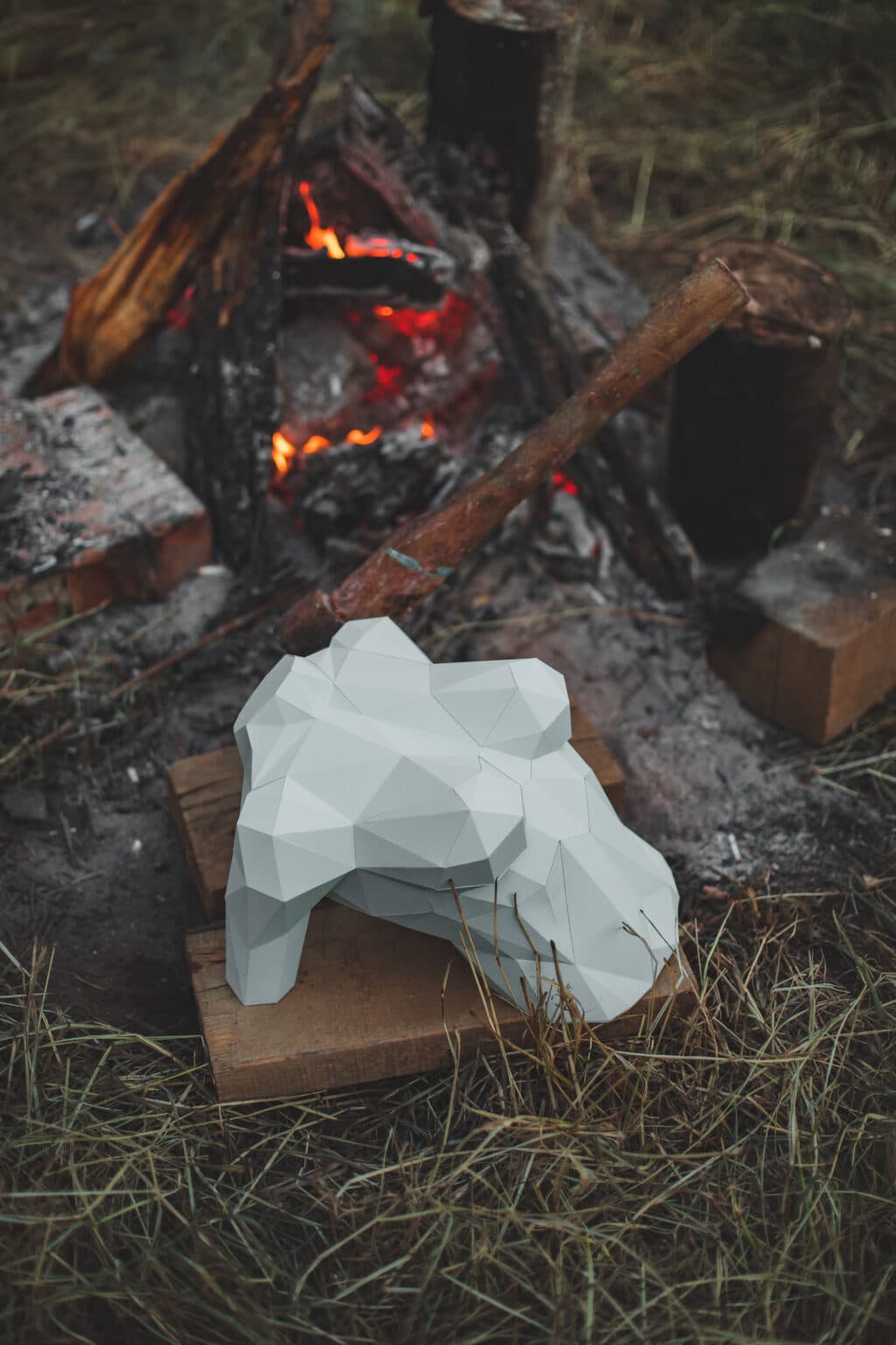 Sculpture femme en papercraft 3D