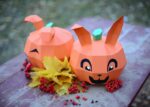 3D-Papercraft Halloween-Kürbis