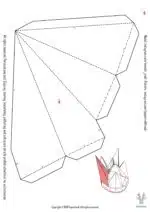 Halloween kroon in papercraft 3D, weergave 7