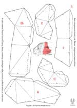 Panthère en papercraft 3D