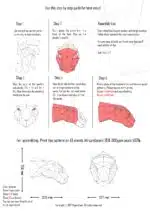 Panthère en papercraft 3D