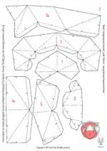 Panthère en papercraft 3D