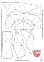 Panther im 3D-Papercraft