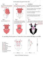 Touro de terno papercraft 3D