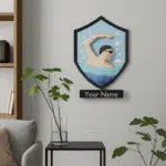 Stemma di nuoto in papercraft 3D