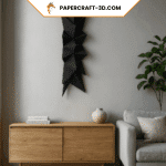 Papercraft of geometric spikes in 3D origami