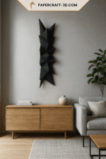 Papercraft of geometric spikes in 3D origami