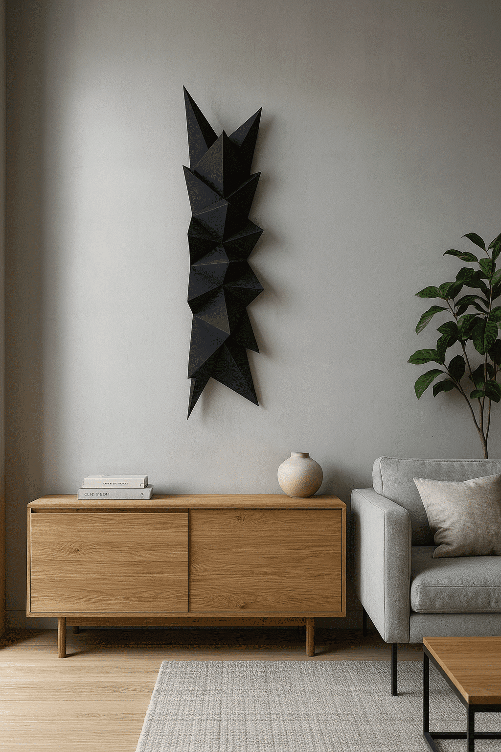 Papercraft of geometric spikes in 3D origami Papercraft of geometric spikes in 3D origami