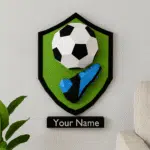 Wapen van voetbal in 3D-papercraft, 3D-model