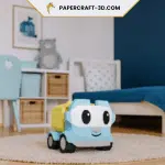Camion toupie en Papercraft 3D