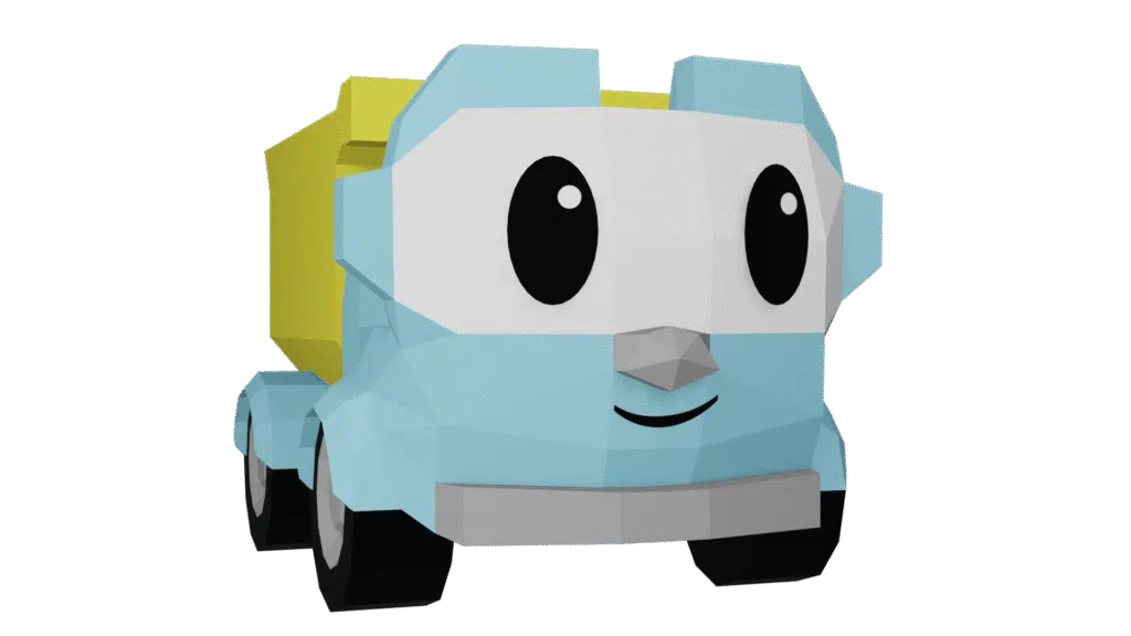 Camion betoniera in Papercraft 3D