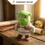Shrek als 3D-Papercraft