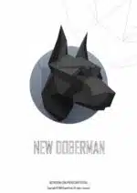 3D-papercraft hondenkoppen, weergave 4