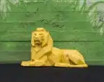 Leone disteso in papercraft 3D