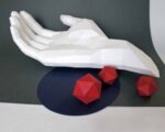 3D Papercraft Right Hand Sculpture