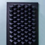 Papercraft of geometric cube in origami 3D