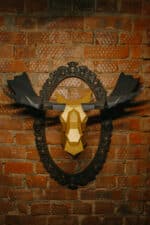 Papercraft moose en origami 3D