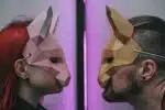 3D Papercraft kattenmasker, weergave 8