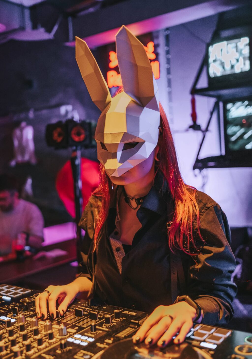 3D Hasenmaske aus Papercraft