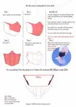 Polygonal papercraft Halloween mask