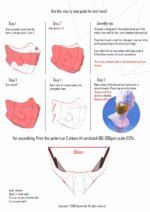 Polygonal 3D Papercraft Mask