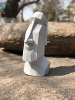 3D Papercraft Moai Head