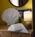 Papercraft 3D schelpen in papier, weergave 2