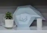 Papercraft schelp in 3D-origami, weergave 10