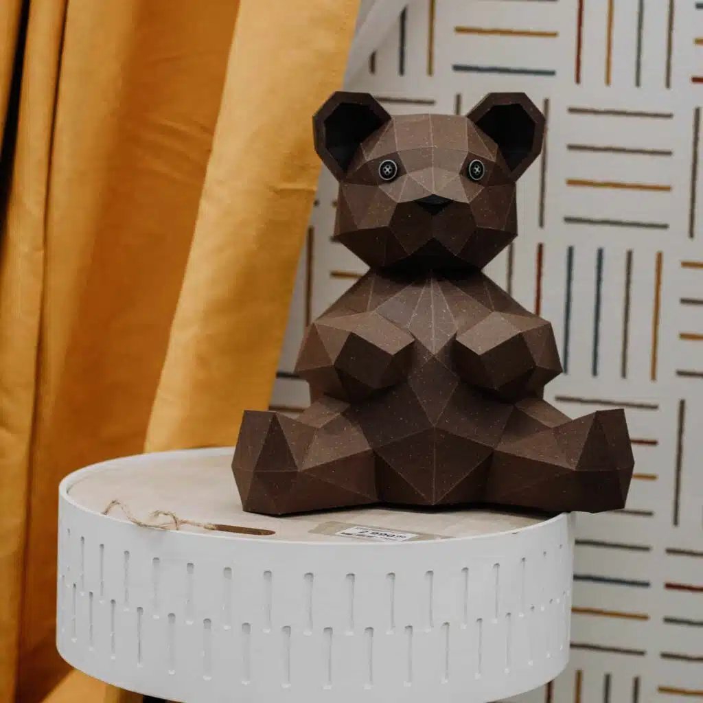 3D Papercraft Bear to Assemble